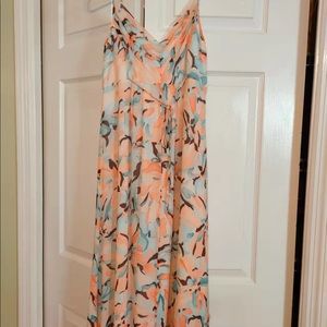 Vintage Silk Maxi Dress
